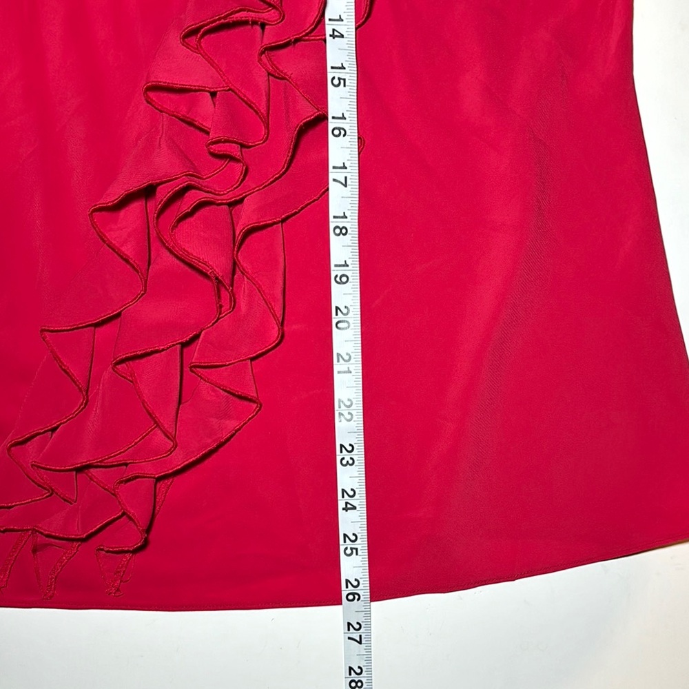 Spense Pink Ruffled Fitted Tank Top - Picture 12 of 15
